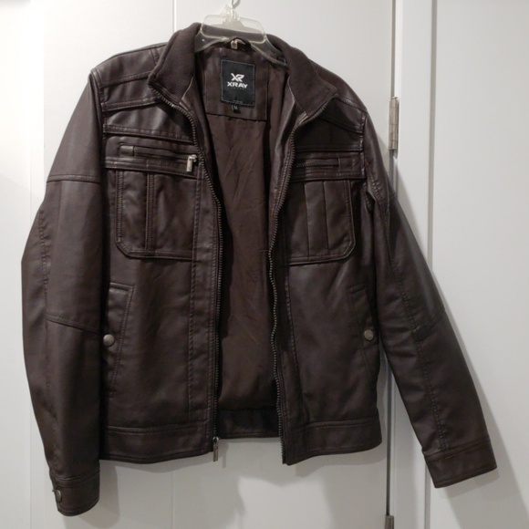 xray jeans leather jacket